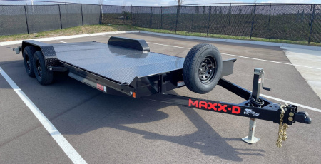 New MAXX- D C5X 83"x 20' Car Hauler Trailer 9990( GVWR)-Steel Floor, Ramps, Spare