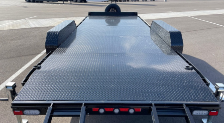 New MAXX- D C5X 83"x 20' Car Hauler Trailer 9990( GVWR)-Steel Floor, Ramps, Spare