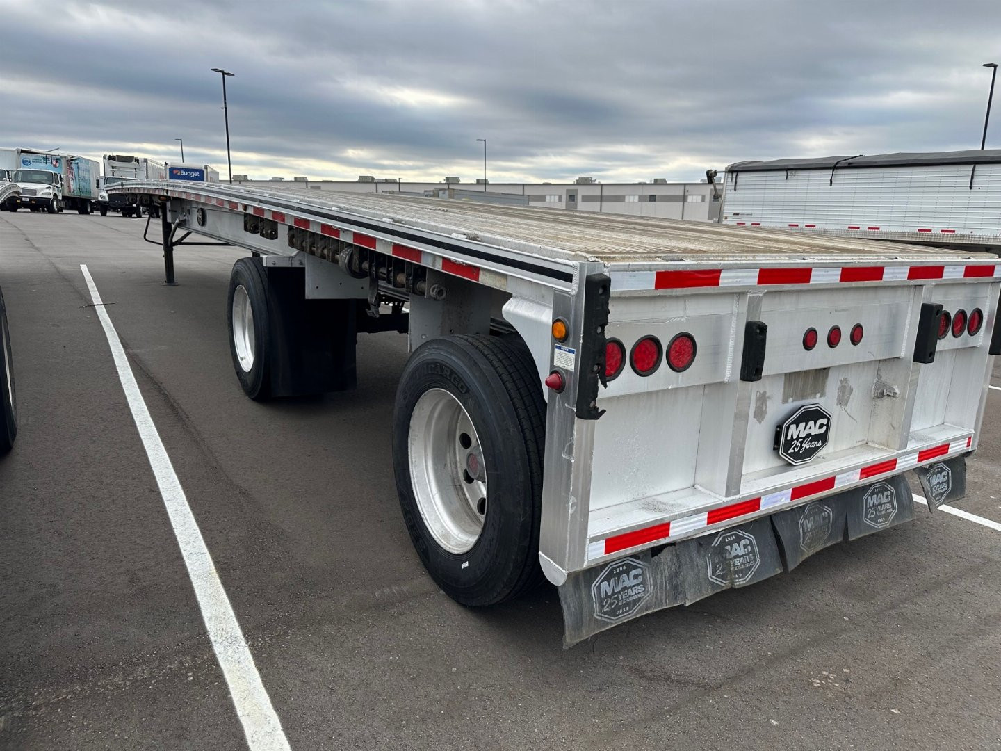 Used 2020 Mac 48’ Aluminum Flatbed Trailer BUY IT NOW or $1200/Month Rent to Own