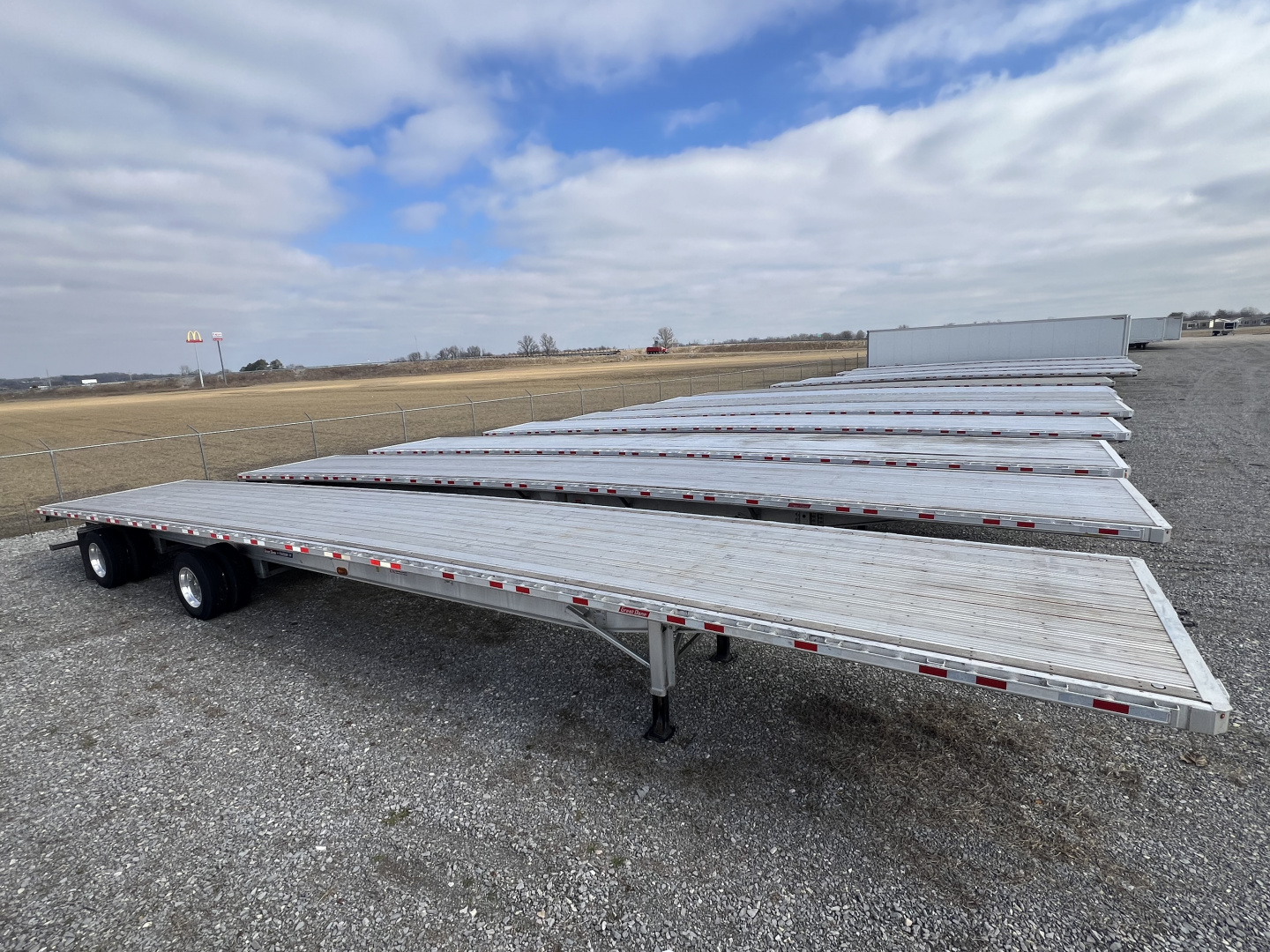 Used (6 AVAILABLE) 2022 Great Dane 53' Flatbed Semi Trailer