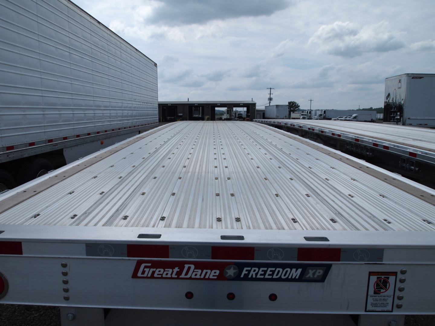 Used (6 AVAILABLE) 2024 Great Dane 53' Flatbed Semi Trailer