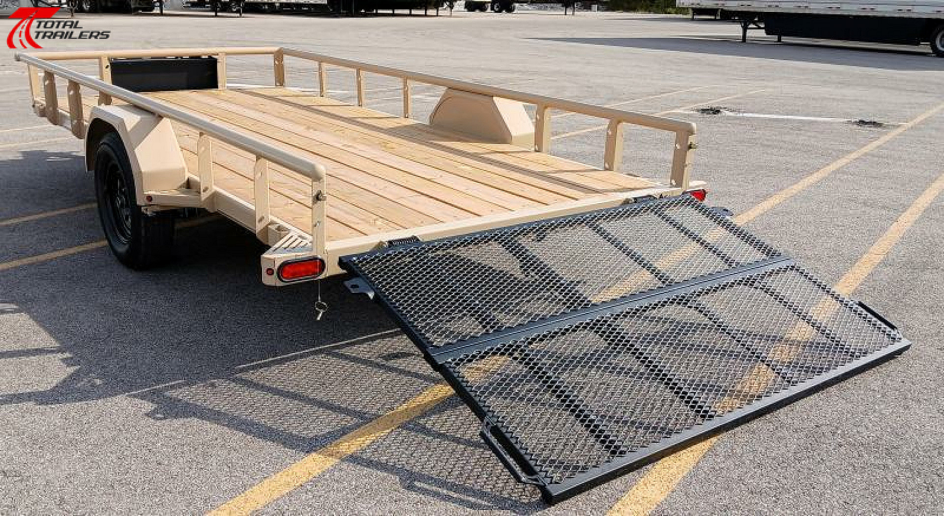 New Diamond C PSA 14' x 77" Premium Utility Trailer, Tool Box, Spare, Bi-Fold Gate