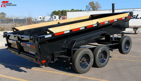 New Diamond C Baseline 82" x 14' 16,000LB Telescopic Dump Trailer