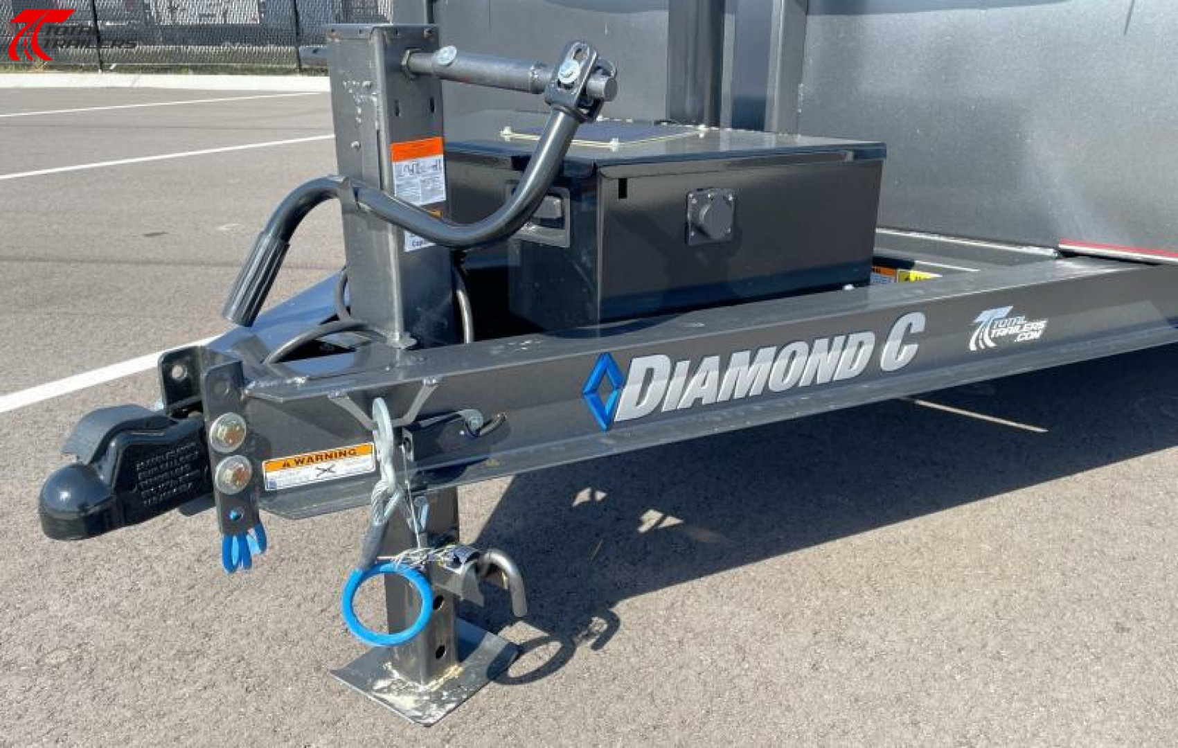 New Diamond C MDT 6.5'x 12' 9,890lb Telecopic Dump Trailer w/ Spare