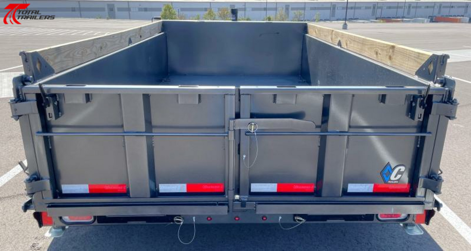 New Diamond C MDT 6.5'x 12' 9,890lb Telecopic Dump Trailer w/ Spare