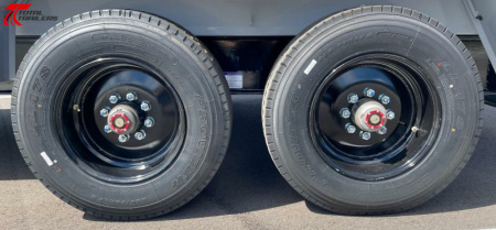 New Horizon 16' Gooseneck Dump Trailer 22,400LB, 18ply Tires, 36" Sides, Side Door, 10K Axles, 7 Gauge Floor