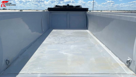 New Horizon 16' Gooseneck Dump Trailer 22,400LB, 18ply Tires, 36" Sides, Side Door, 10K Axles, 7 Gauge Floor