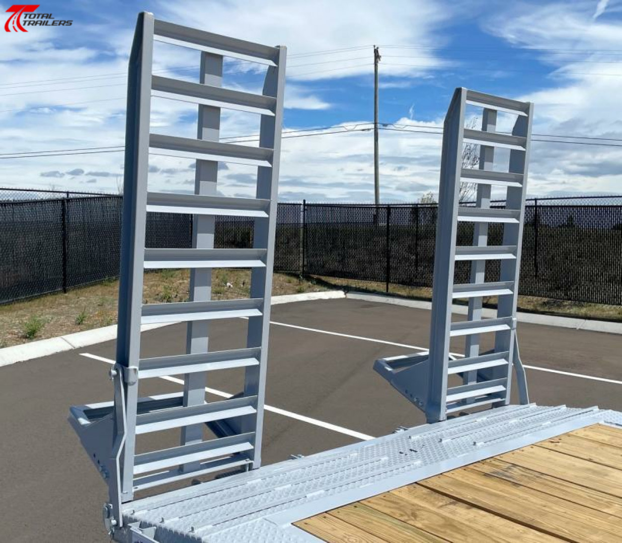 New Horizon Trailers 102" x 22' Equipment Trailer 15,260LB, Spare, Drive Over Fenders, Tool Box