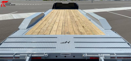New Horizon Trailers 102" x 22' Equipment Trailer 15,260LB, Spare, Drive Over Fenders, Tool Box