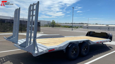 New Horizon Trailers 102" x 22' Equipment Trailer 15,260LB, Spare, Drive Over Fenders, Tool Box