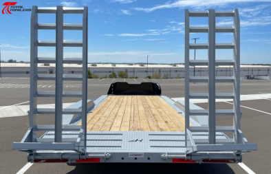 New Horizon Trailers 102" x 22' Equipment Trailer 15,260LB, Spare, Drive Over Fenders, Tool Box