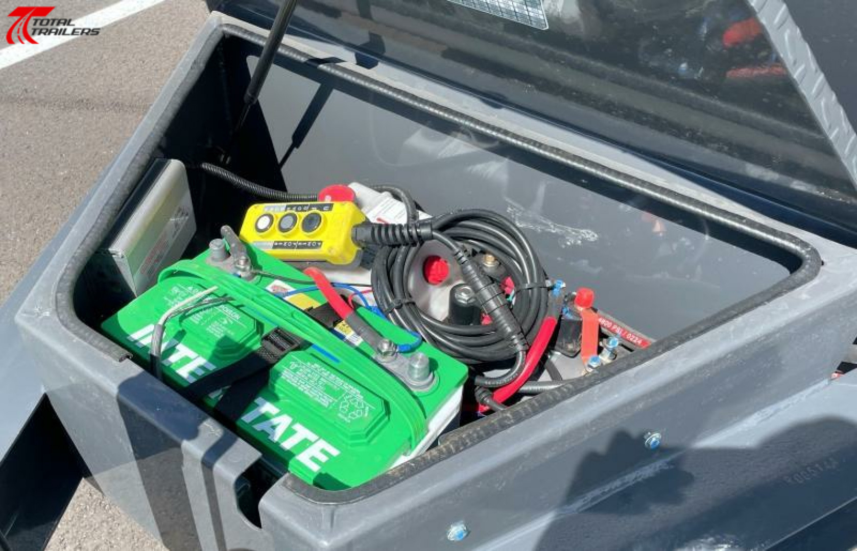 New Horizon 5 x 10' Dump Trailer 7,630LB w/ Tarp, Ramps, Spare Tire