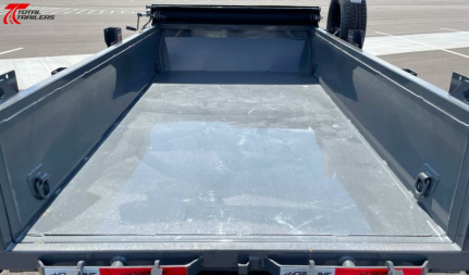 New Horizon 5 x 10' Dump Trailer 7,630LB w/ Tarp, Ramps, Spare Tire