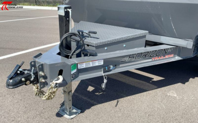 New Horizon 5 x 10' Dump Trailer 7,630LB w/ Tarp, Ramps, Spare Tire