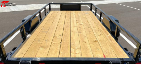 New Diamond C PSA 12' x 77" Premium Utility Trailer, Tool Box, Spare, Bi-Fold Gate