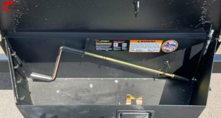 New Diamond C PSA 12' x 77" Premium Utility Trailer, Tool Box, Spare, Bi-Fold Gate
