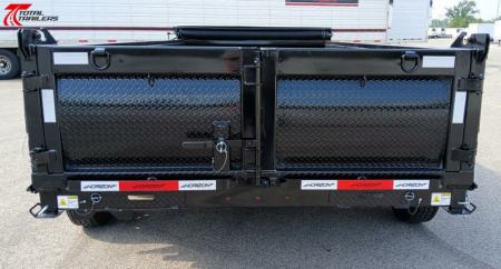 New Horizon Trailers HZ7-16' 15,260lb (GVWR) 14ply Tires, 24" Sides, Spare, Dump Trailer