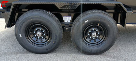 New Horizon Trailers HZ7-16' 15,260lb (GVWR) 14ply Tires, 24" Sides, Spare, Dump Trailer