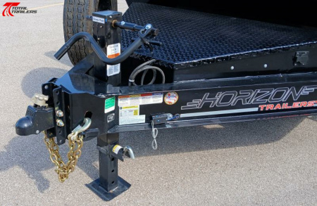 New Horizon Trailers HZ7-16' 15,260lb (GVWR) 14ply Tires, 24" Sides, Spare, Dump Trailer