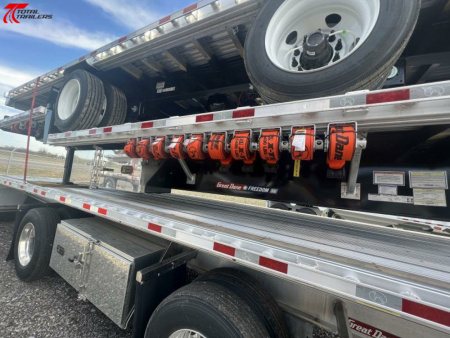 Used $49,995 - $1200/MONTH Great Dane 53' Drop Deck Semi Trailer for Sale or Rent