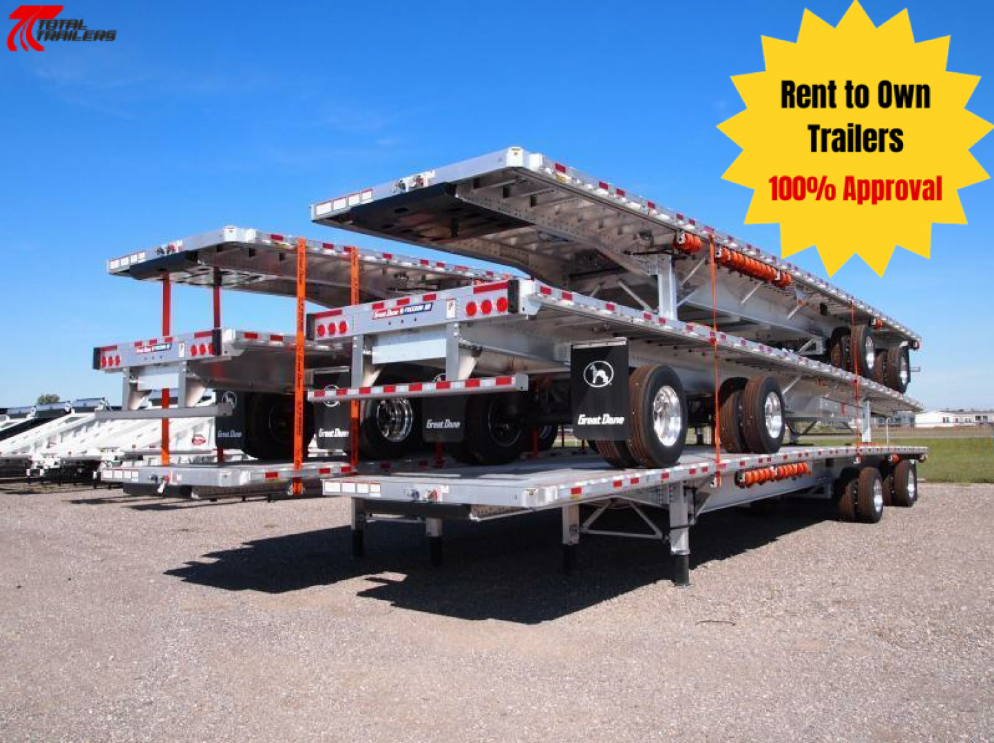 Used $49,000 - $1200/Month 2024 Aluminum Flatbed for Sale, Rent, or Rent to Own
