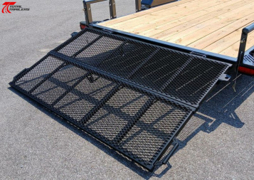 New Diamond C Trailers PSA 14 x 83 Bi-Fold Gate, Premium Utility Trailer, Tool Box, Spare, Bi-Fold Gate