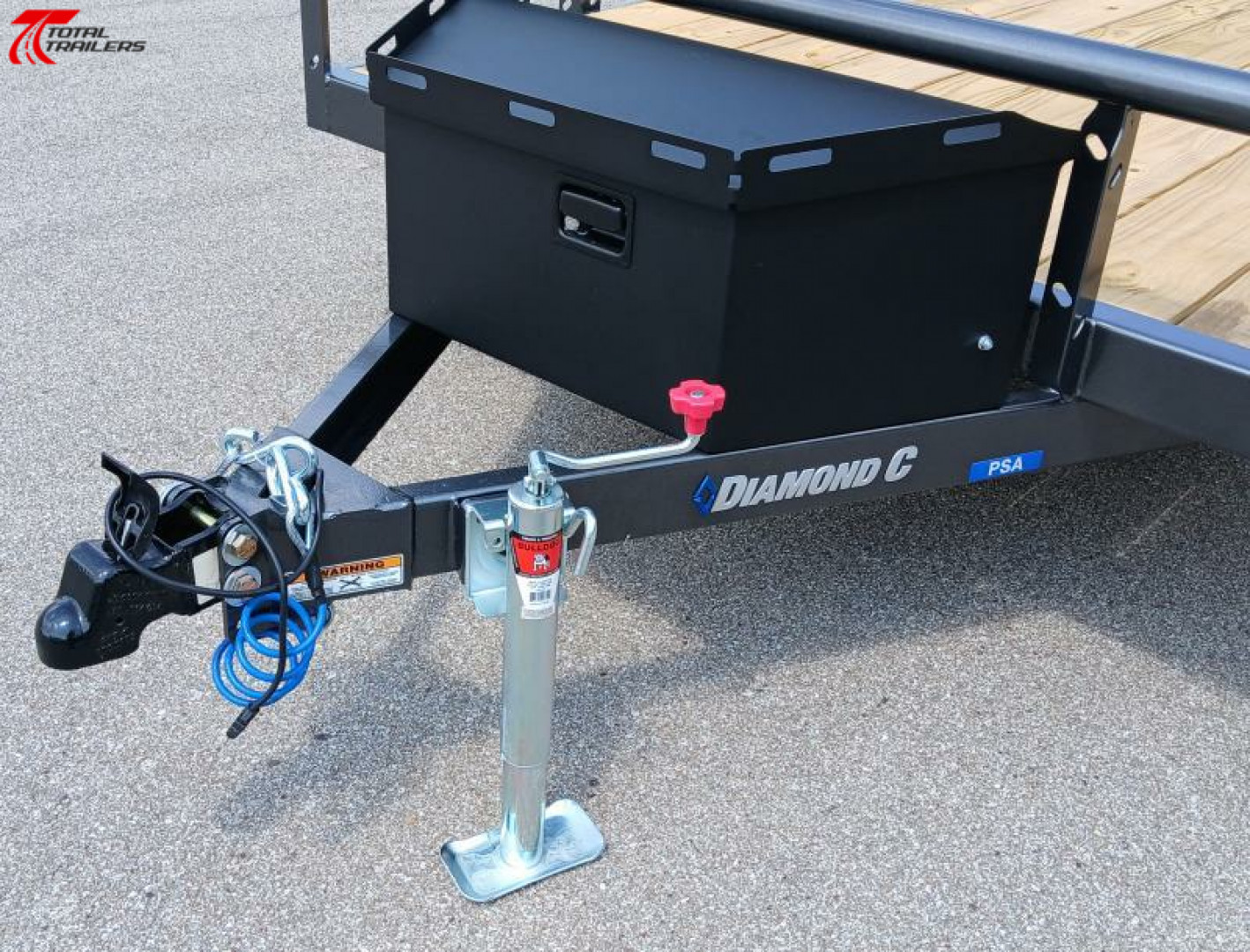New Diamond C Trailers PSA 12 x 77 Bi-Fold Gate, Premium Utility Trailer, Tool Box, Spare, Bi-Fold Gate