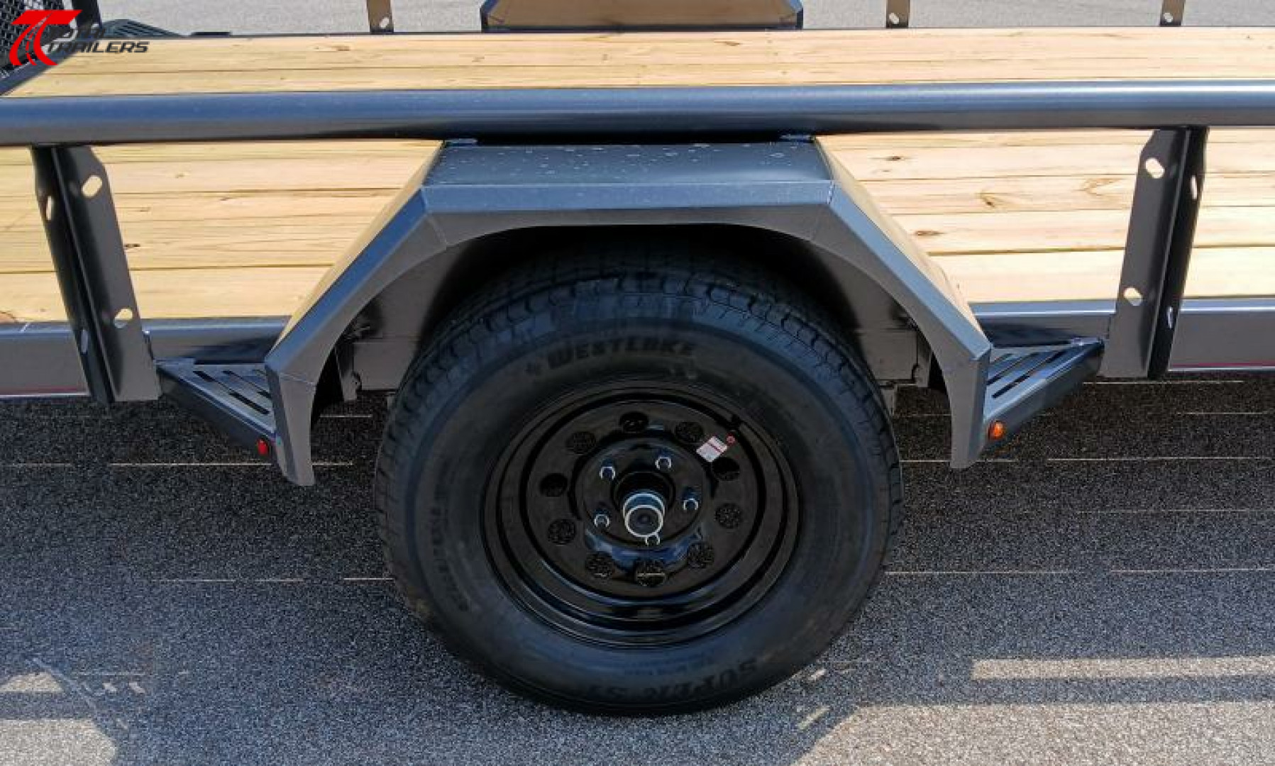 New Diamond C Trailers PSA 12 x 77 Bi-Fold Gate, Premium Utility Trailer, Tool Box, Spare, Bi-Fold Gate