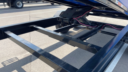 New Horizon 16' Gooseneck Roll Off Bin Dump Trailer 17,920LB w/ 3 Dumpster Bins