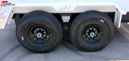 New Horizon Trailers 12' Gooseneck Dump Trailer 15,620LB, 14ply Tires, 24" Sides, Spare Tire
