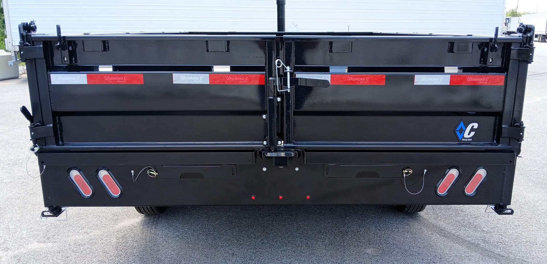 New Diamond C Trailers DOD 14' Deck Over Dump Trailer 18,000LB, Spare, 7ga Floor