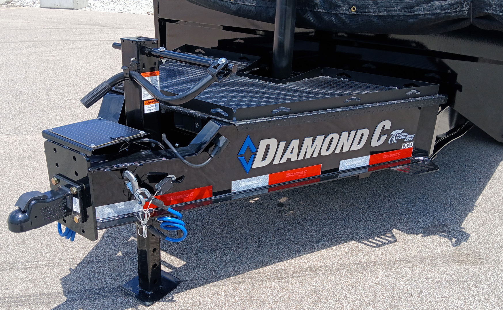 New Diamond C Trailers DOD 14' Deck Over Dump Trailer 18,000LB, Spare, 7ga Floor