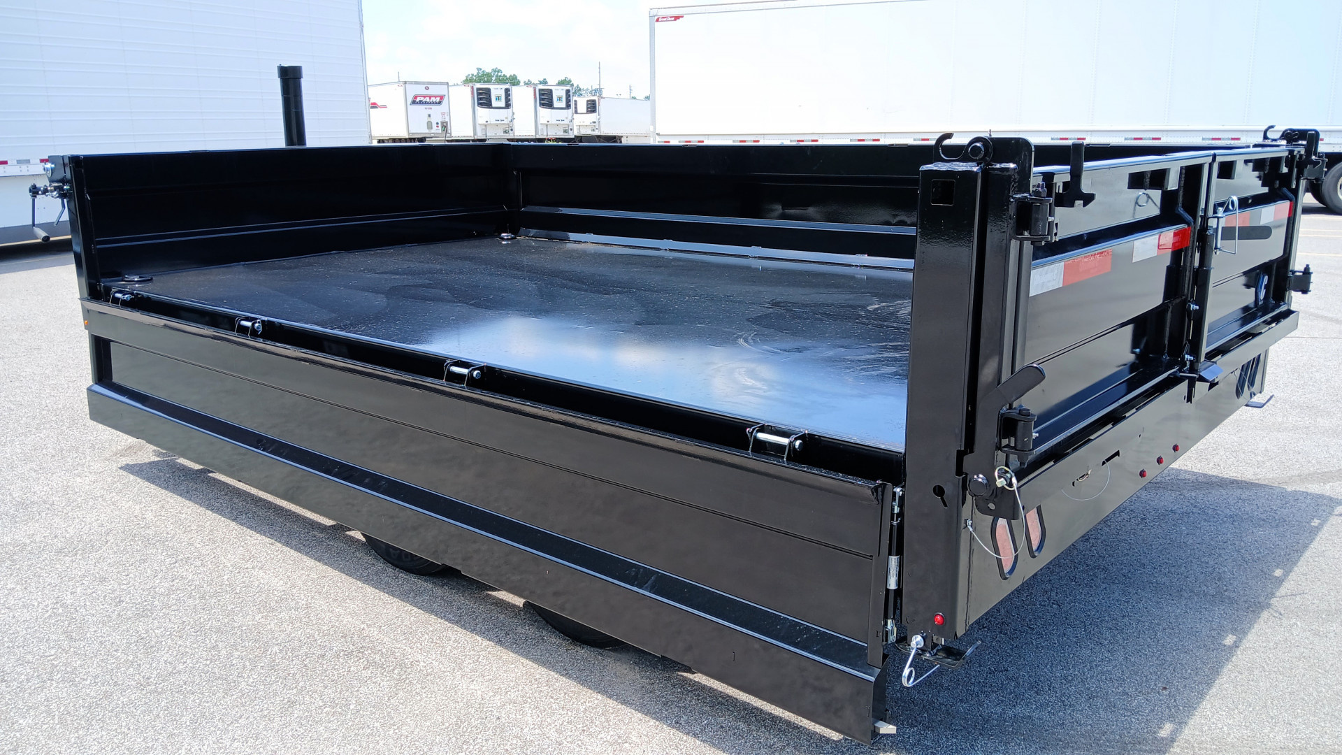 New Diamond C Trailers DOD 14' Deck Over Dump Trailer 18,000LB, Spare, 7ga Floor