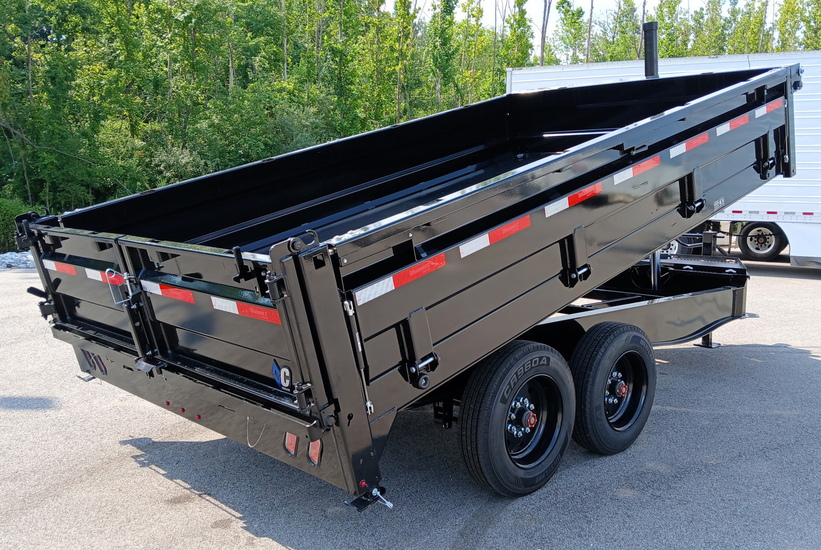 New Diamond C Trailers DOD 14' Deck Over Dump Trailer 18,000LB, Spare, 7ga Floor
