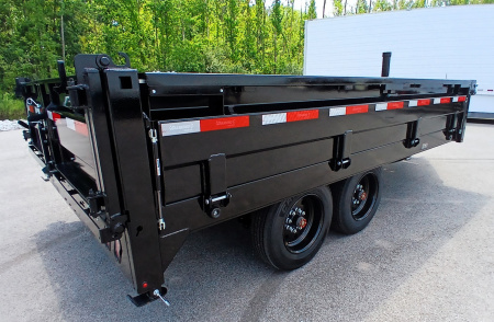 New Diamond C Trailers DOD 14' Deck Over Dump Trailer 18,000LB, Spare, 7ga Floor