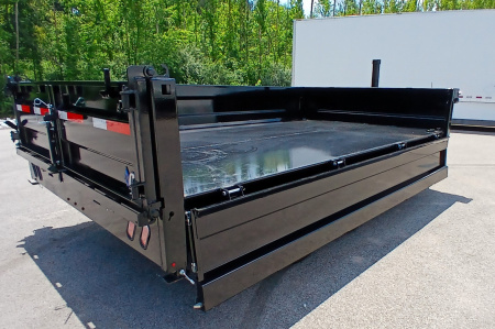 New Diamond C Trailers DOD 14' Deck Over Dump Trailer 18,000LB, Spare, 7ga Floor