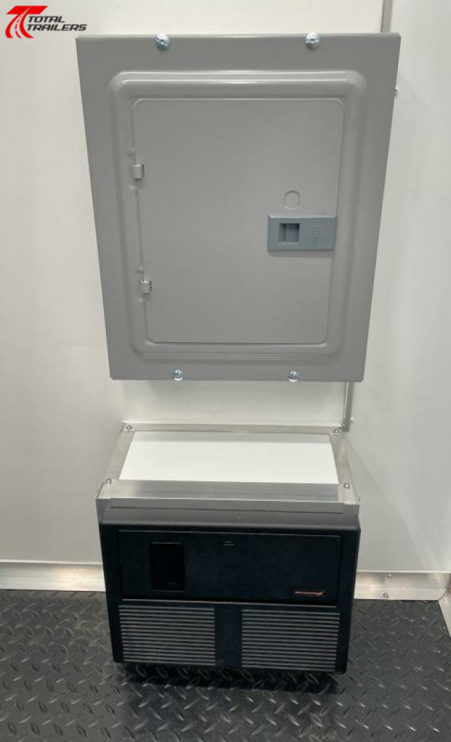 New 6x10 Office Trailer w/ AC, Desk, Cabinets