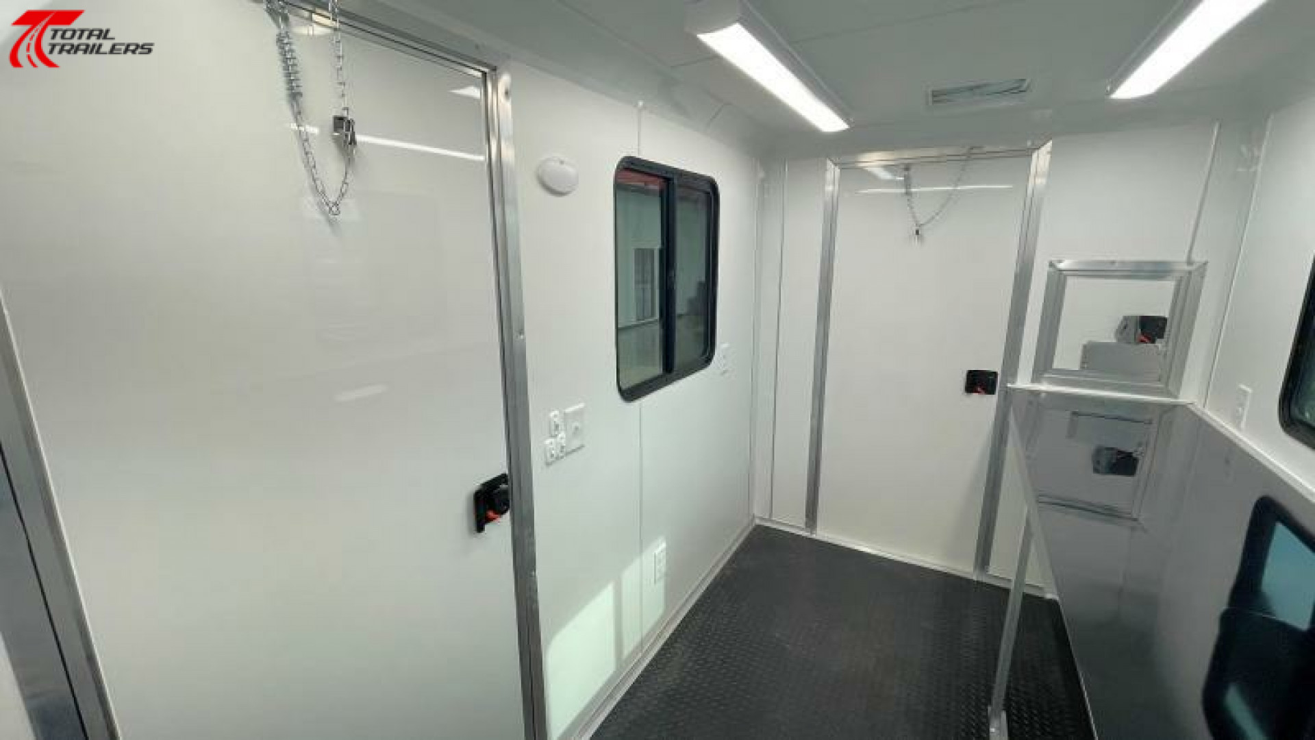 New 6x10 Office Trailer w/ AC, Desk, Cabinets