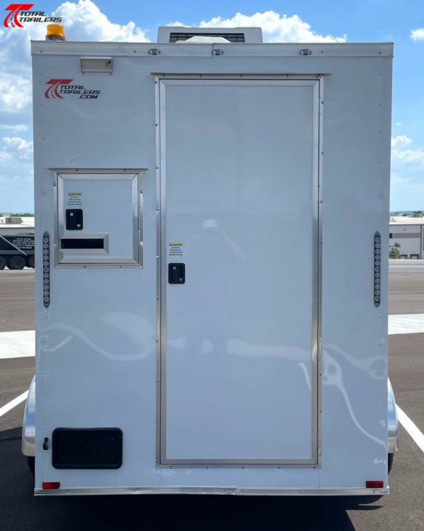 New 6x10 Office Trailer w/ AC, Desk, Cabinets