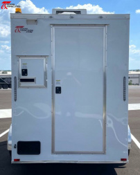 New 6x10 Office Trailer w/ AC, Desk, Cabinets