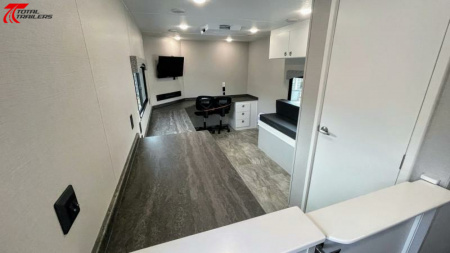 New 20' Jobsite Office Trailer w/ AC, Heat, Cabinets