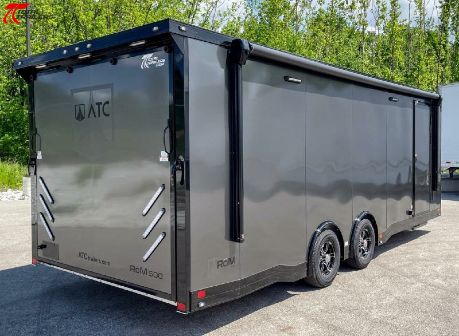New ATC Black 8.5 x 24 ROM 500 Car / Race Trailer Car / Racing Trailer