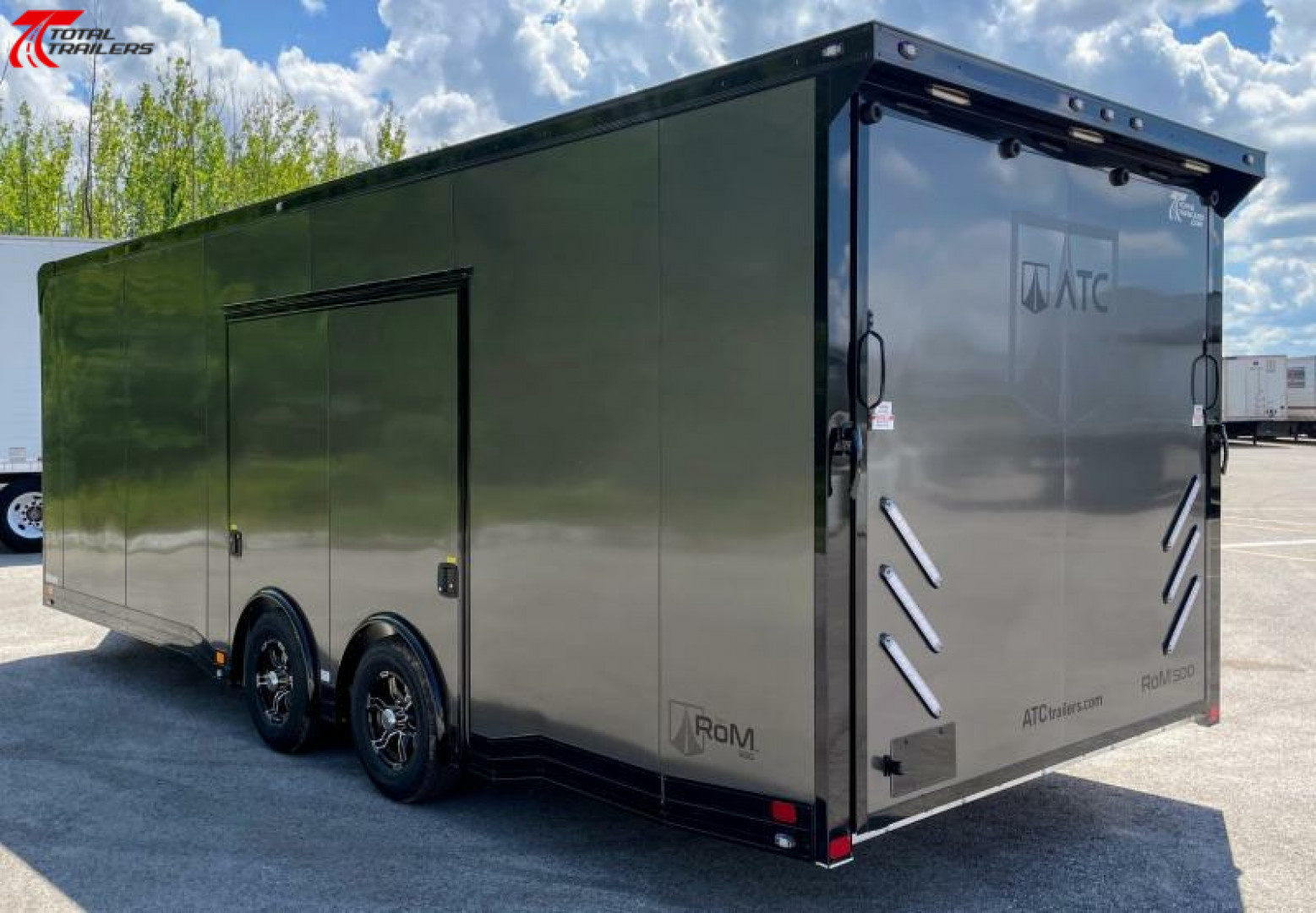 New ATC Black 8.5 x 24 ROM 500 Car / Race Trailer Car / Racing Trailer