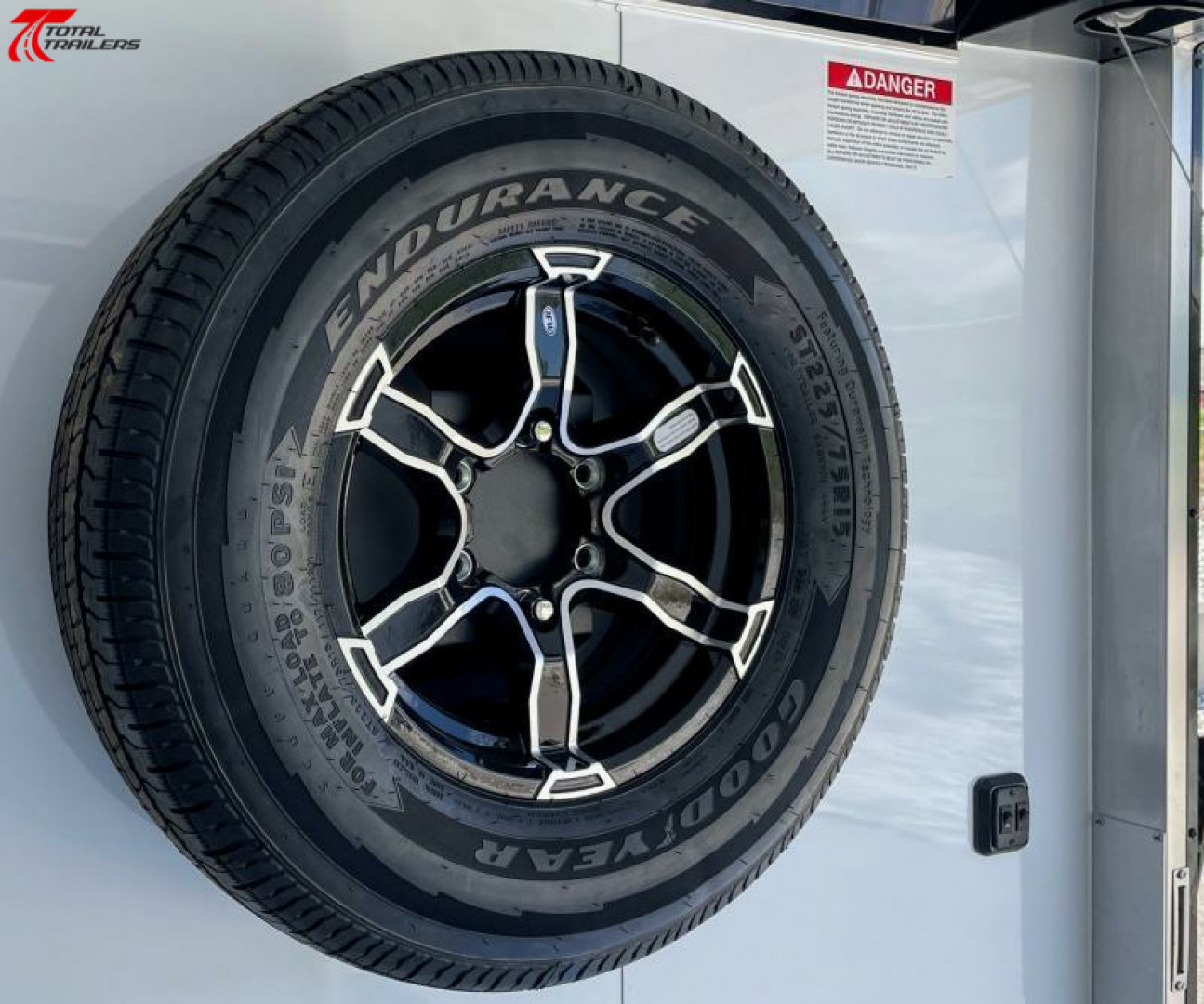 New ATC Black 8.5 x 24 ROM 500 Car / Race Trailer Car / Racing Trailer