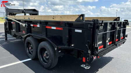 New Diamond C 16' Gooseneck Dump Trailer 18,000LB, Pacesetter, 7GA, Hydraulic Jack, 17.5" Tires