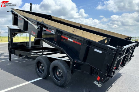 New Diamond C 16' Gooseneck Dump Trailer 18,000LB, Pacesetter, 7GA, Hydraulic Jack, 17.5" Tires