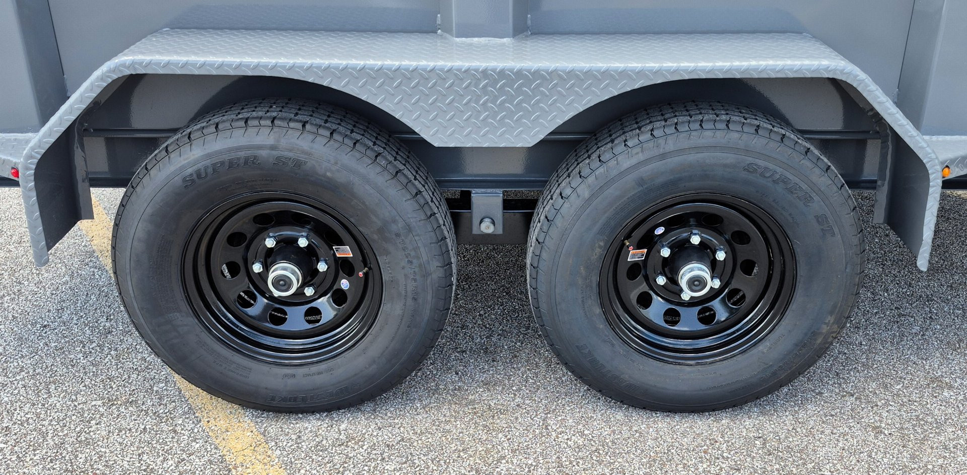 New Diamond C 6.5' x 12' Dump Trailer 9,890LB, 24" Sides, Spare Tire