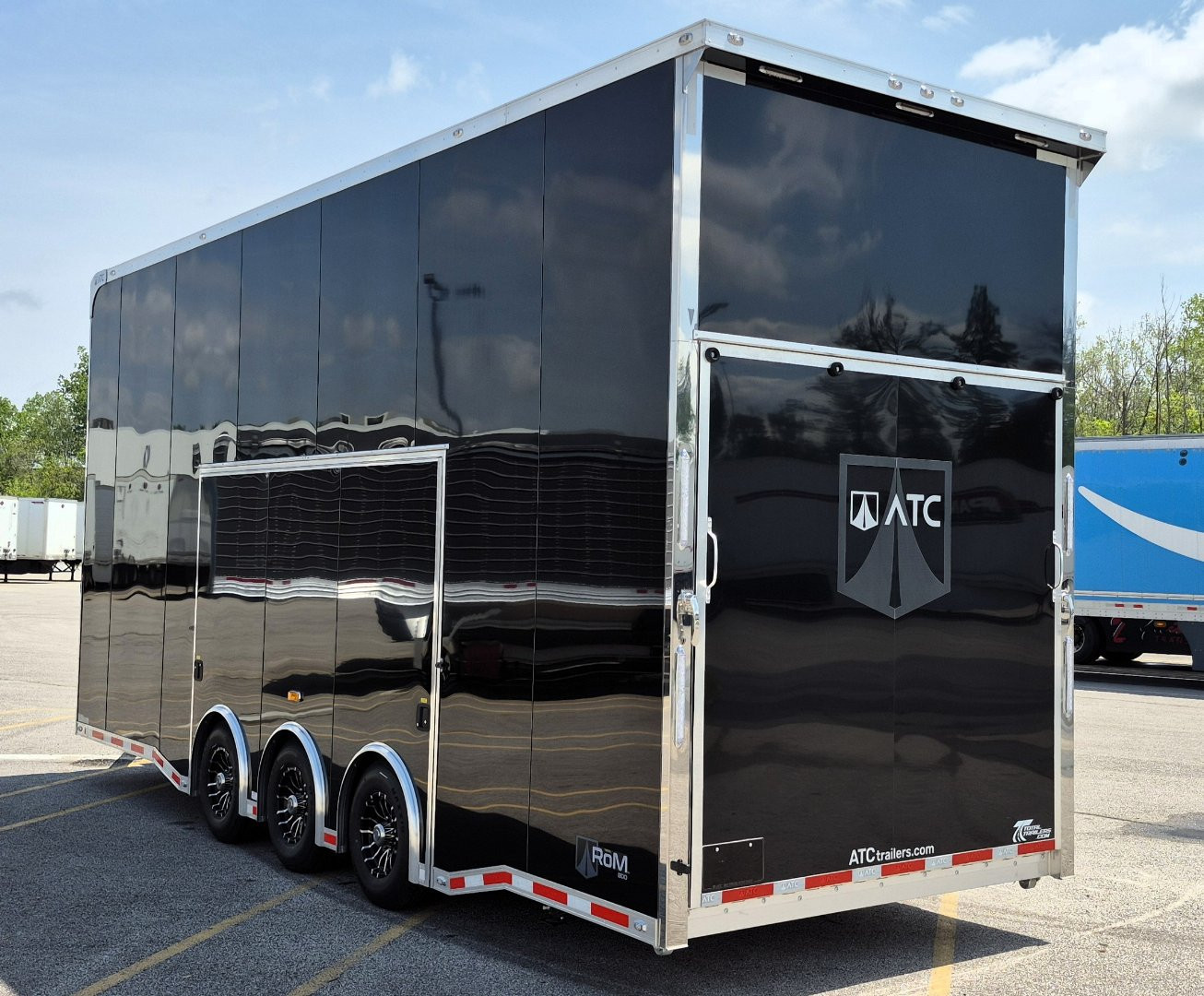 New ATC ROM 800 8.5x26 Aluminum Stacker Trailer