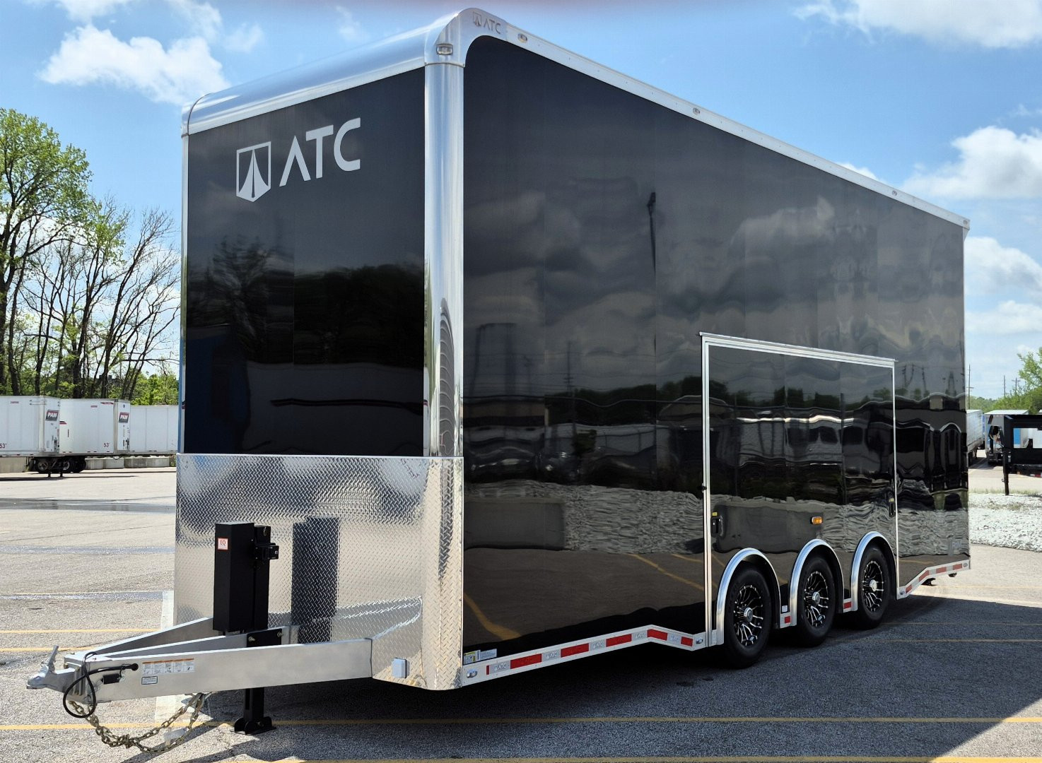 New ATC ROM 800 8.5x26 Aluminum Stacker Trailer
