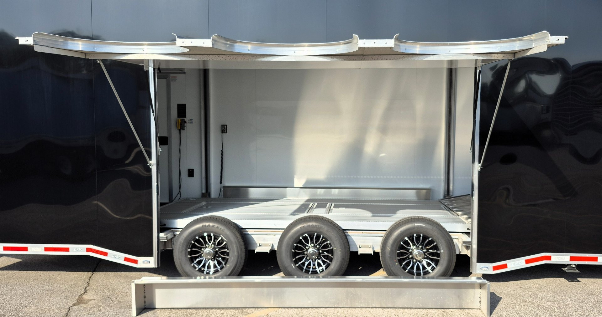 New ATC ROM 800 8.5x26 Aluminum Stacker Trailer